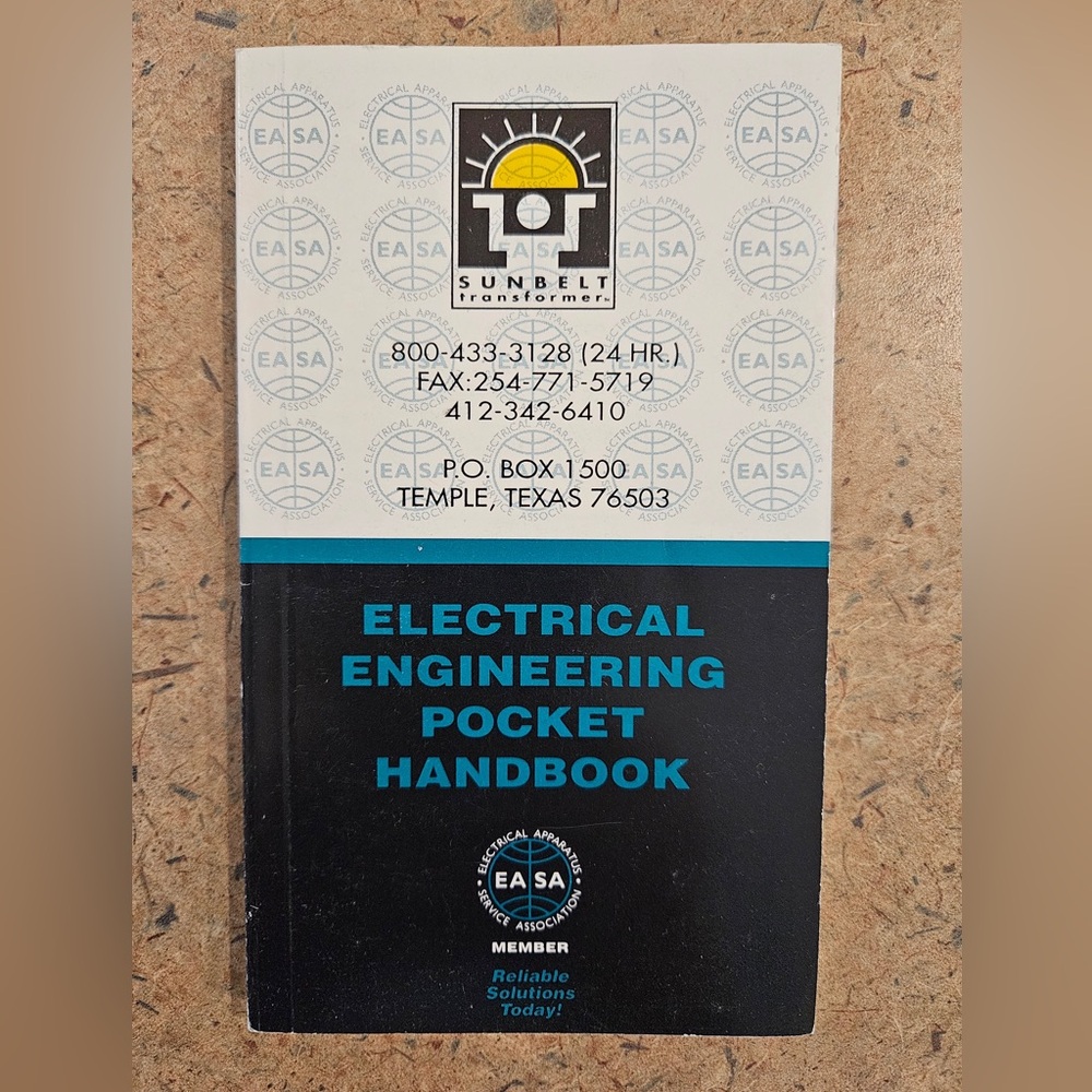 Electrical Engineering Pocket Handbook 1997